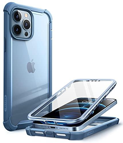 Capa i-Blason Ares para iPhone 13 Pro 6,1 Pol. (2021), capa com protetor de tela integrado Azul