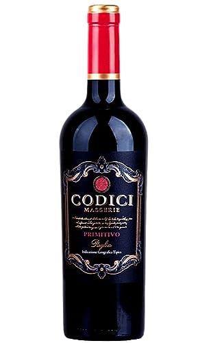 Vinho Italiano Tinto Codici Masserie Primitivo Puglia 750 ML