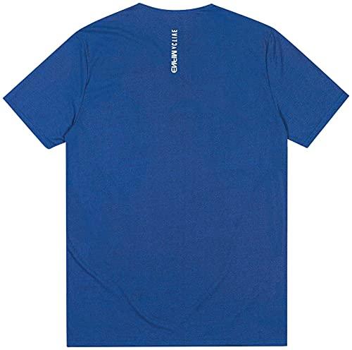 Camiseta Slim Hyper Dry Enfim Active, Azul, Masculino, M