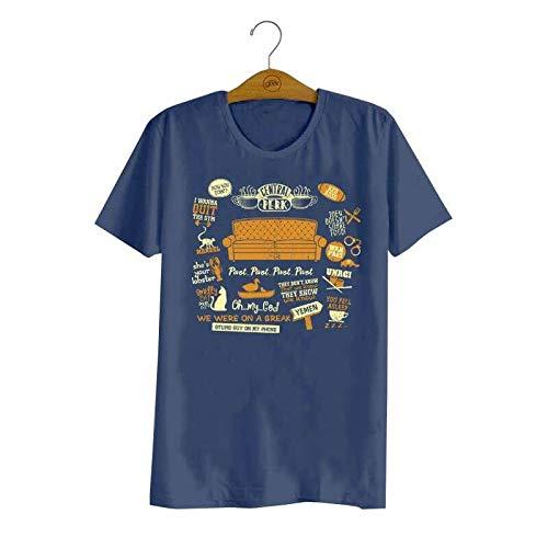 Camiseta Central Perk Studio Geek Azul 2P
