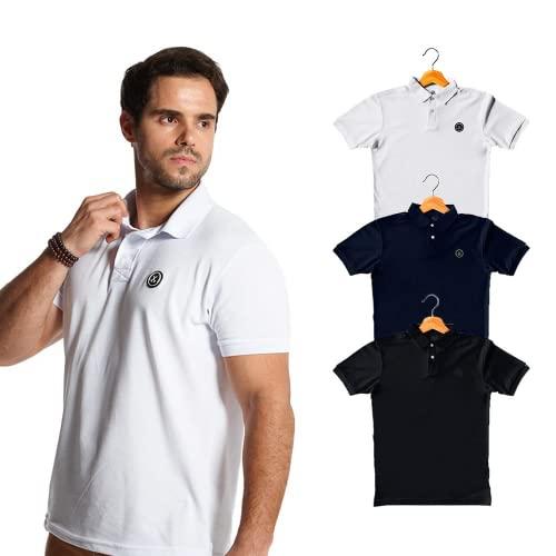 Kit com 3 Camisas Polo Basic Sortida, Masculino, Polo Match (P)