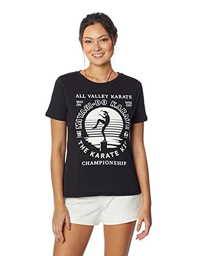 Camiseta Cobra Kai Karate Kid, Piticas, Adulto-Unissex, Preto, P