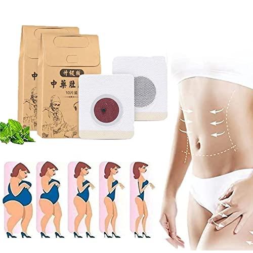 Magnetic Patch Belly Button Diet Slimming Detox Pads, Perfect Detox Slimming Patch Belly, Natural Herbal Abdomen Waist Patch, Belly Fat Burner, Slimming Patches Dampness-Evil Removal (60 peças)