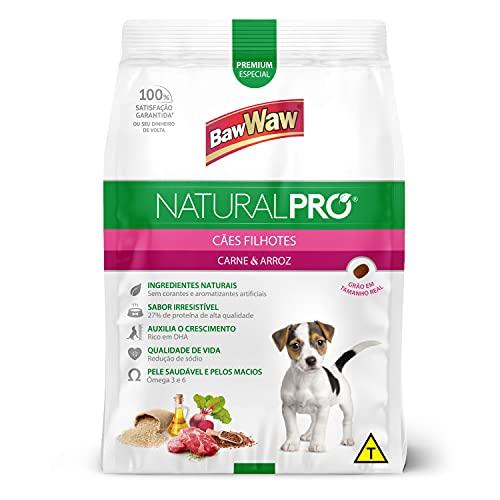 Ração Baw Waw Natural Pro para cães filhotes sabor Carne e Arroz - 2,5kg