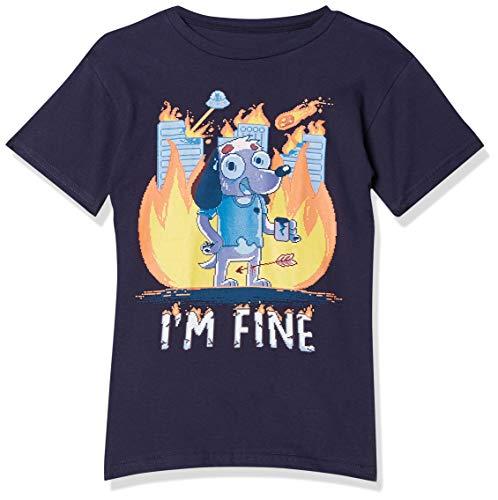 Camiseta Autoral Piticas I’m Fine, Piticas, Unissex, Azul, 14