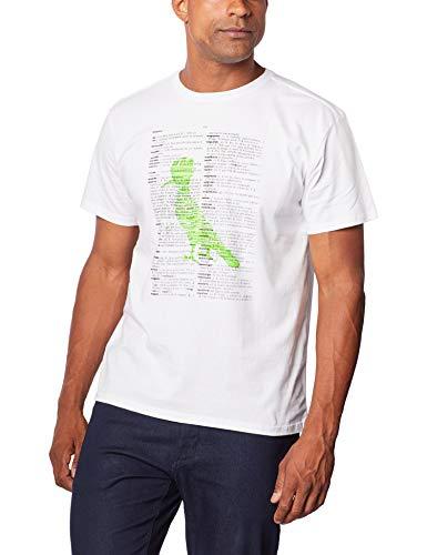 Camiseta Camiseta Estampada Pica Pau Livro, Reserva, Masculino, Branco, P