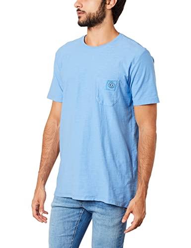 T-Shirt Bolso Com Patch, Guess, Masculino, Azul, 3G