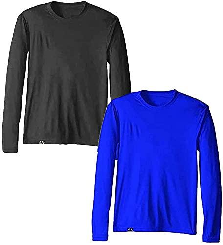 KIT 2 Camisetas UV Protection Masculina UV50+ Tecido Ice Dry Fit Secagem Rápida – GG Royal - Cinza
