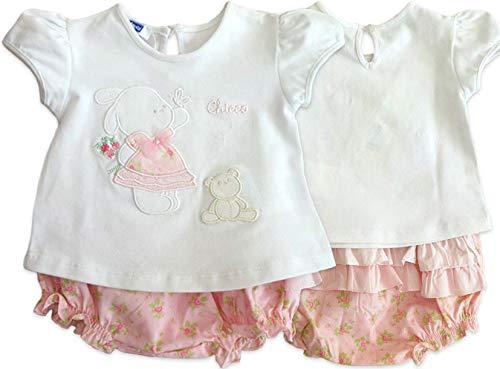 Macacão Bebê Plush Listrado Rosa e Branco com Zíper Brandili Baby Menina (M)