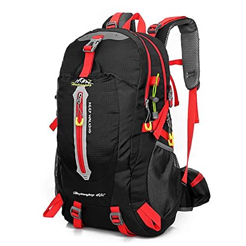 Domary Mochila de viagem 40L resistente à água para caminhada no acampamento laptop mochila de caminhada trekking e bolsas para escalar costas para homens e mulheres
