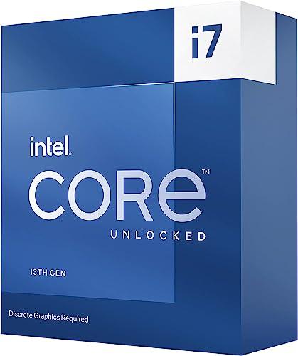 Intel Processador de desktop para jogos Core i7-13700KF 16 núcleos (8 P-cores + 8 E-cores) - desbloqueado