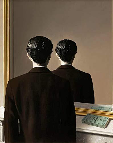 A Reprodução Proibida de René Magritte - 60x74 - Tela Canvas Para Quadro
