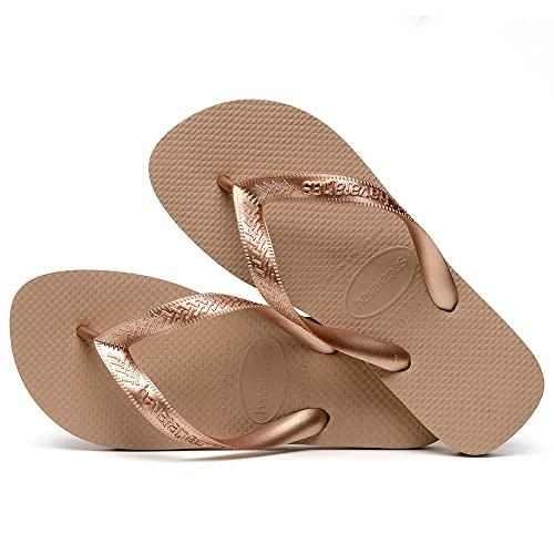 Chinelo Top, Havaianas, Adulto Unissex, Rose Gold, 43/44