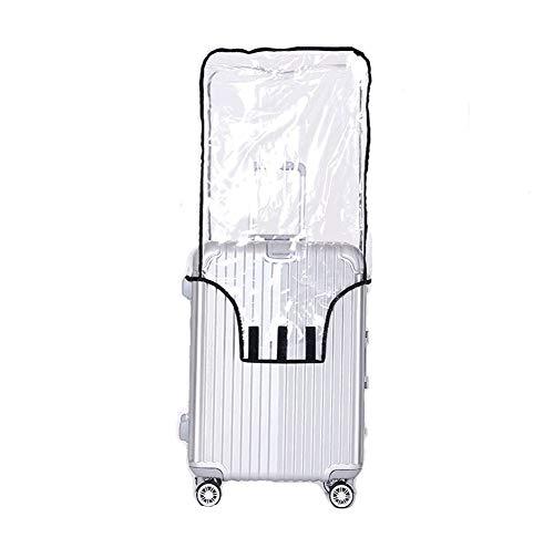 Dzyoleize Protetor de bagagem Capa de mala de viagem à prova d'água em PVC para malas de viagem, compatível com a maioria das malas de 20" a 30" (28" (19,7 "C x 12,2 "L x 28,3 "A))