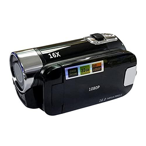 Domary Câmera digital gravador de vídeo 16X F-ocus Zoom Design 2.7 polegadas Tela TFT com suporte para cartão SD com bateria e alimentação para vídeo S-tudio