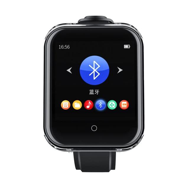 RUIZU M8 Bluetooth MP4 Player com alça destacável Touch Screen Mini MP4 Relógio de Pulso Suporte Rádio FM, Gravador, E-Book, Vídeo (8 GB)