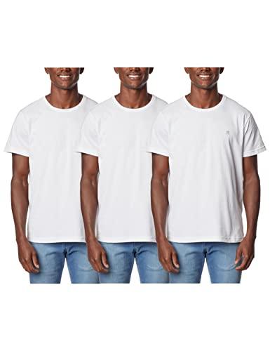 PW Kit C/3 Camiseta Masc GC Polo Wear, Branco, G