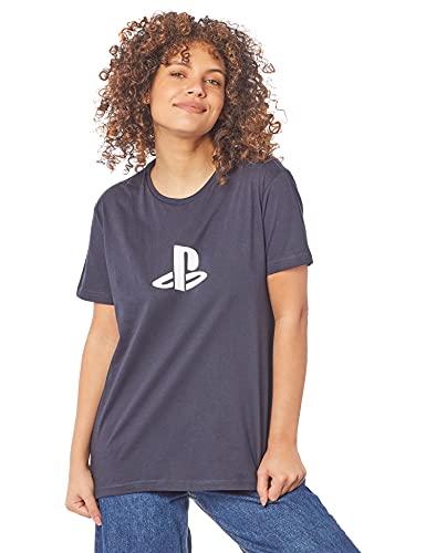 Camiseta Classic, Unissex, Sony Playstation, Azul Marinho, GG