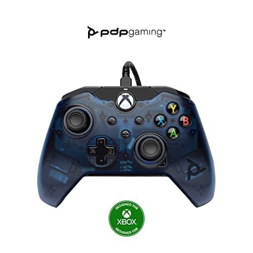 PDP Gaming Wired Controller: Midnight Blue - Xbox Series X|S, Xbox One, Xbox, Windows 10, 049-012-NA-BL - Xbox Series X