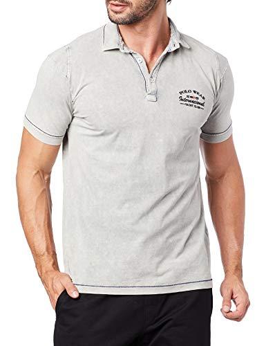 Camisa Polo Premium Lavada, Polo Wear, Masculino, Mescla, M