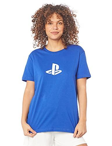 Camiseta Classic, Unissex, Sony Playstation, Azul Royal, G