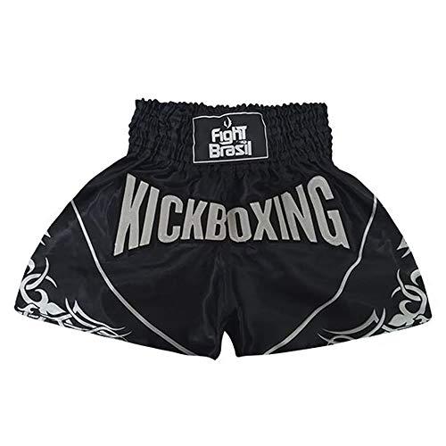 Short Calção Kick Boxing - Pre/Bra - PP