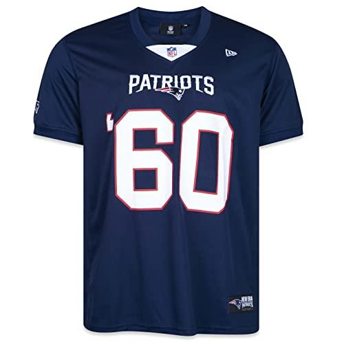 Camiseta New Era New England Patriots NFL (M, Marinho)