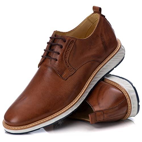 Sapato Casual Masculino Loafer Elite Couro Premium cor:Marrom;Tamanho:39