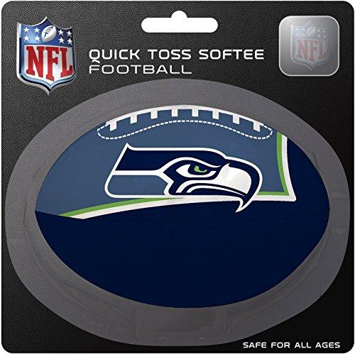 NFL Seattle Seahawks Kids Quick Toss Softee Football, azul, pequeno