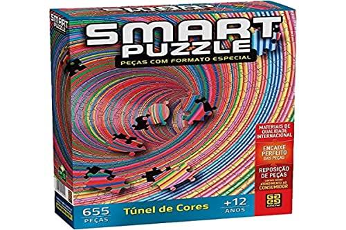 Quebra-Cabeça Smart Puzzle - Tunel de Cores 655 Peças