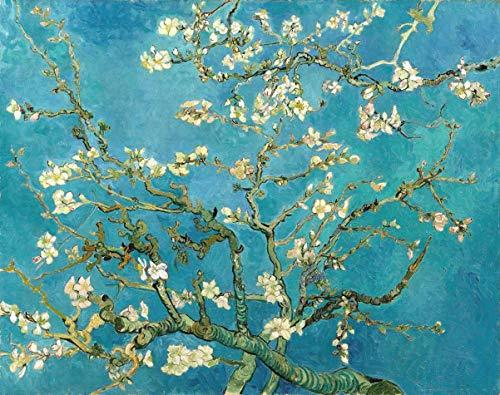 Amendoeira em Flor de Vincent van Gogh - 60x76 - Tela Canvas Para Quadro