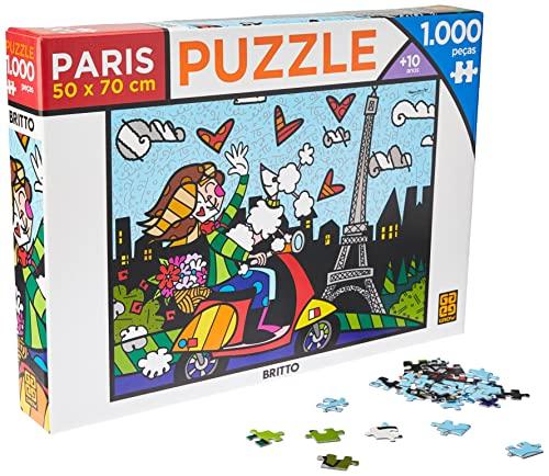 Grow 03746 Puzzle Romero Britto - Paris, 1000 peças