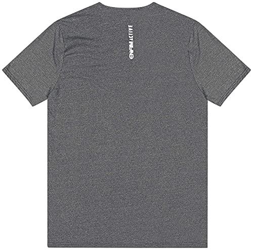 Camiseta Slim Harder Dry Enfim Active, Cinza Escuro, Masculino, P