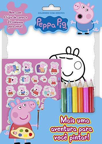 Peppa Pig - Colorindo com adesivos: Mais uma aventura para você pintar!