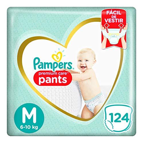 Fralda Pampers Pants Premium Care M 124 unidades, Pampers