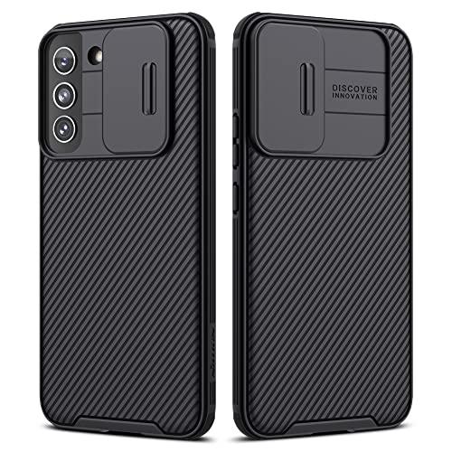 Capa para Samsung Galaxy S22 Plus, Capa Nillkin CamShield Pro Galaxy S22 Plus com capa de câmera deslizante Capa robusta para Samsung Galaxy S22+ 5G 6,55" - Preta