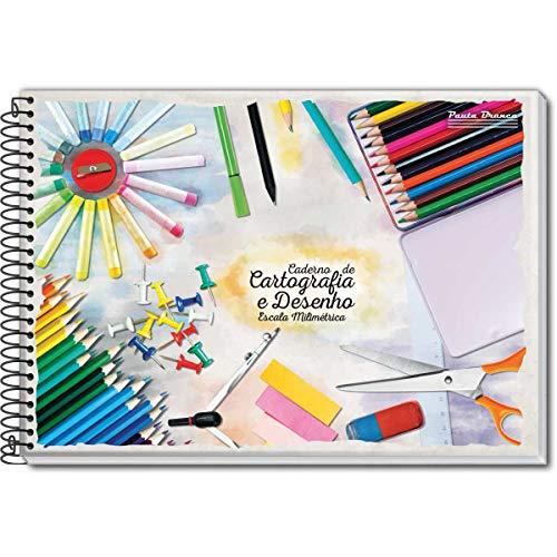 Caderno Desenho Universitario Pauta Branca, Pacote com 10 Cadernos