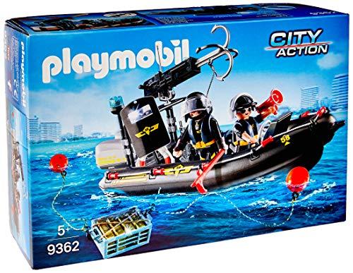 Playmobil City Action 9362 - Unidade Tatica Com Bote