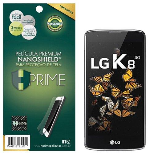 Pelicula HPrime NanoShield para LG K8, Hprime, Película Protetora de Tela para Celular, Transparente