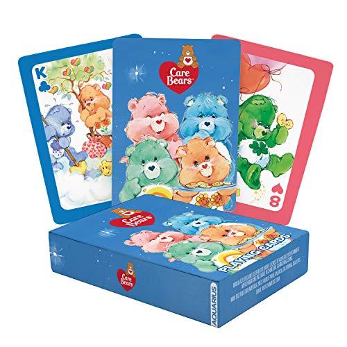 AQUARIUS Care Bears Playing Cards - Care Bears Themed Deck of Cards for Your Favorite Card Games - Officially Licensed Care Bears Merchandise & Collectibles - Poker Size with Linen Finish