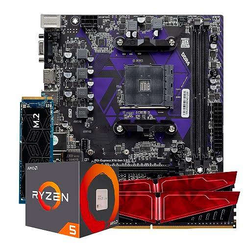 Kit Upgrade AMD Ryzen 5 4600G + A520M + 16GB DDR4 + SSD M.2 500GB