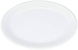 Travessa Oval Sólida, 21x13.5cm, Branco, Haus Concept