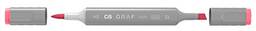 Marcador Graf Duo Brush Carmine, CIS, Caixa c/6 unidades