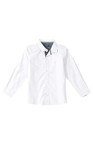 Carinhoso Camisa Manga Longa, 12, Branco