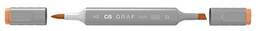 Marcador Graf Duo Brush French Vermilion, CIS, Caixa c/6 unidades