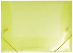 Pasta Aba Elastica Plastica Mini Amarela - Pacote com 10, ACP, 1020AM, Amarelo, pacote de 135