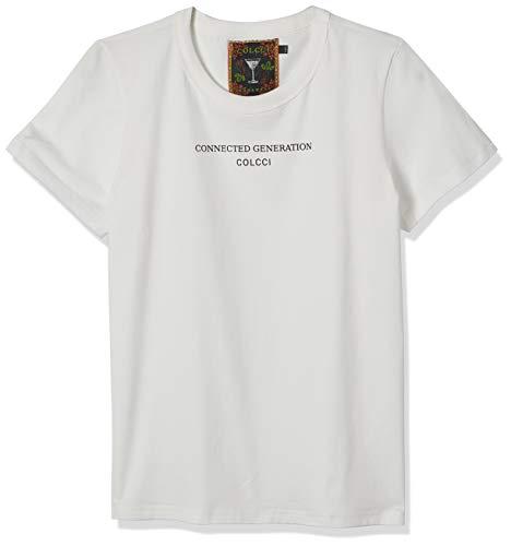 Camiseta Connected Generation, Colcci, Feminino, Branco (Off Shell), G