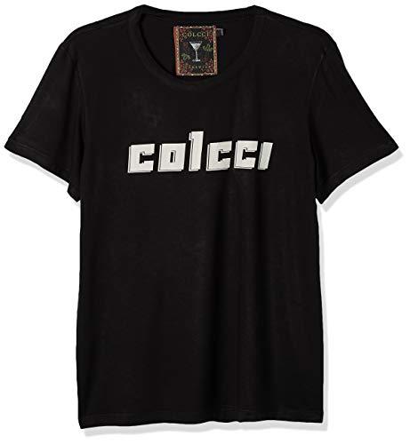 Camiseta Logomarca, Colcci, Feminino, Preto, M