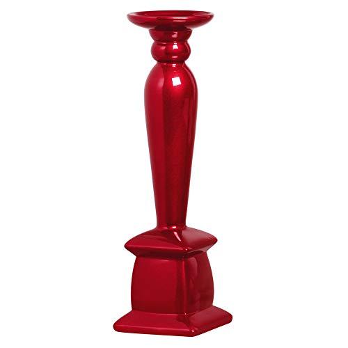 Pedestal Para Arranjos Ceramicas Pegorin Vermelho