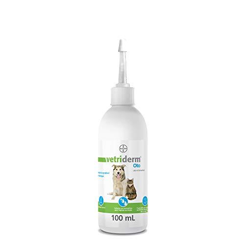 Limpador Auricular Bayer Vetriderm Oto para Cães e Gatos, 100ml